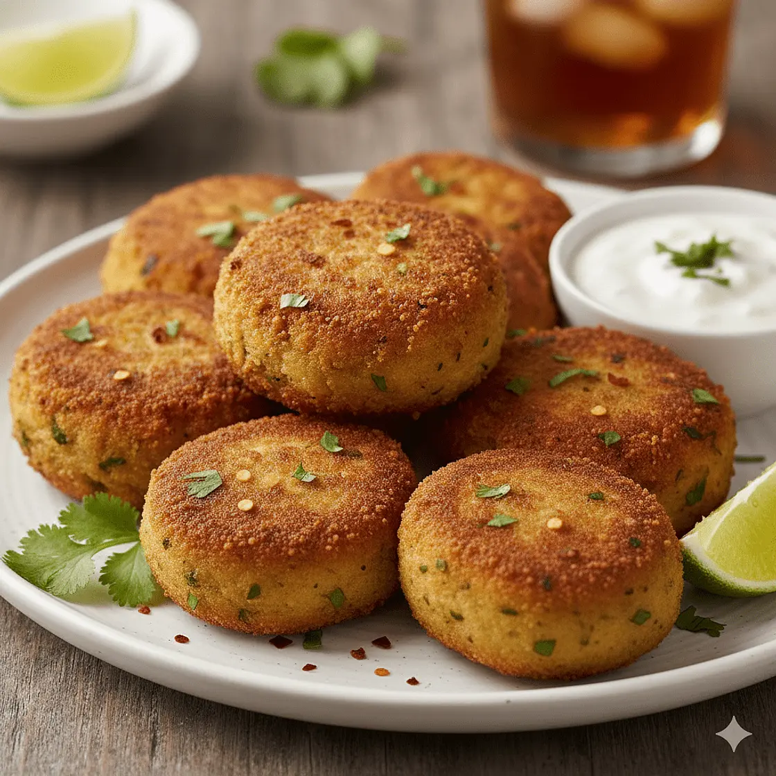 Mince and potato cutlet