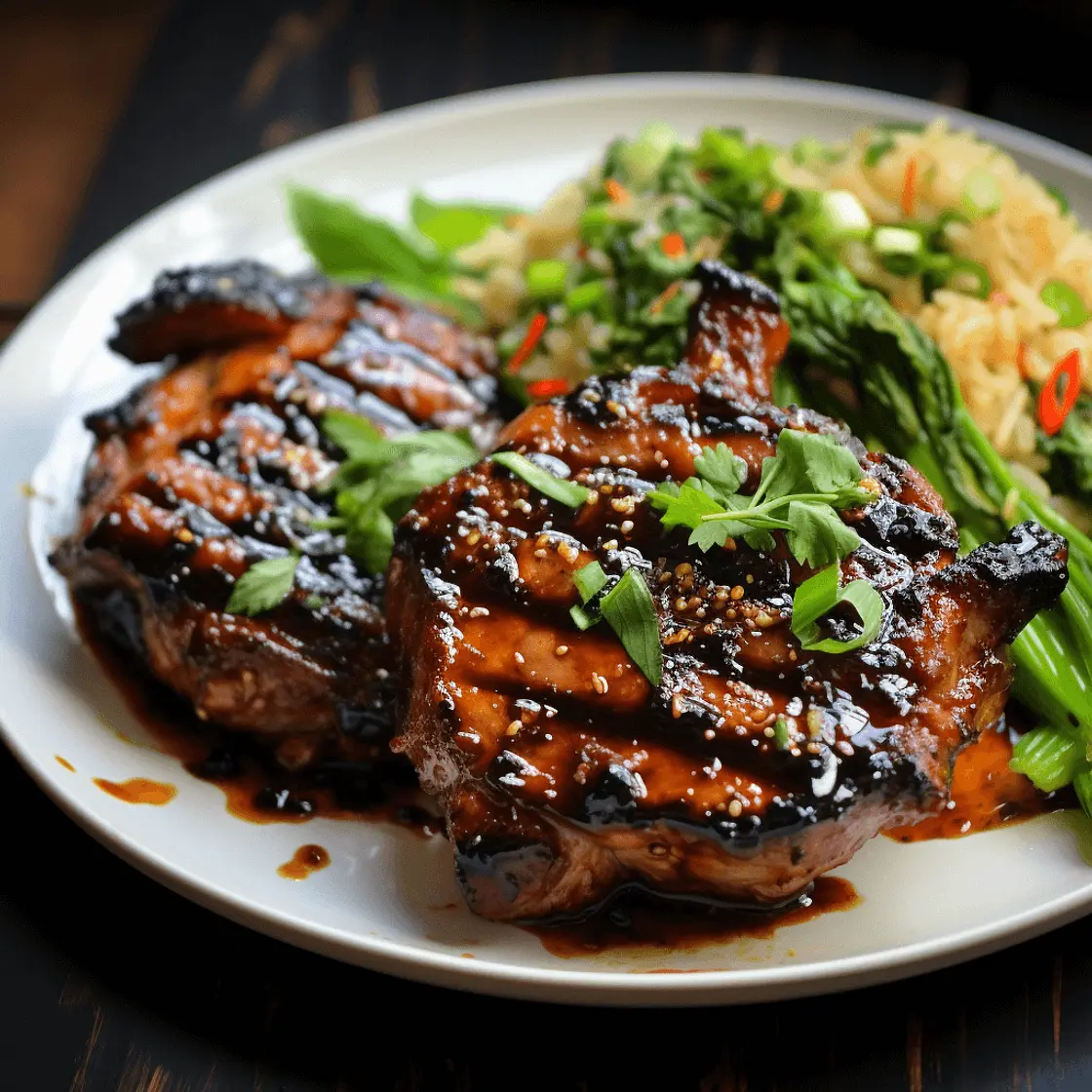 Szechuan Grilled Pork Chops