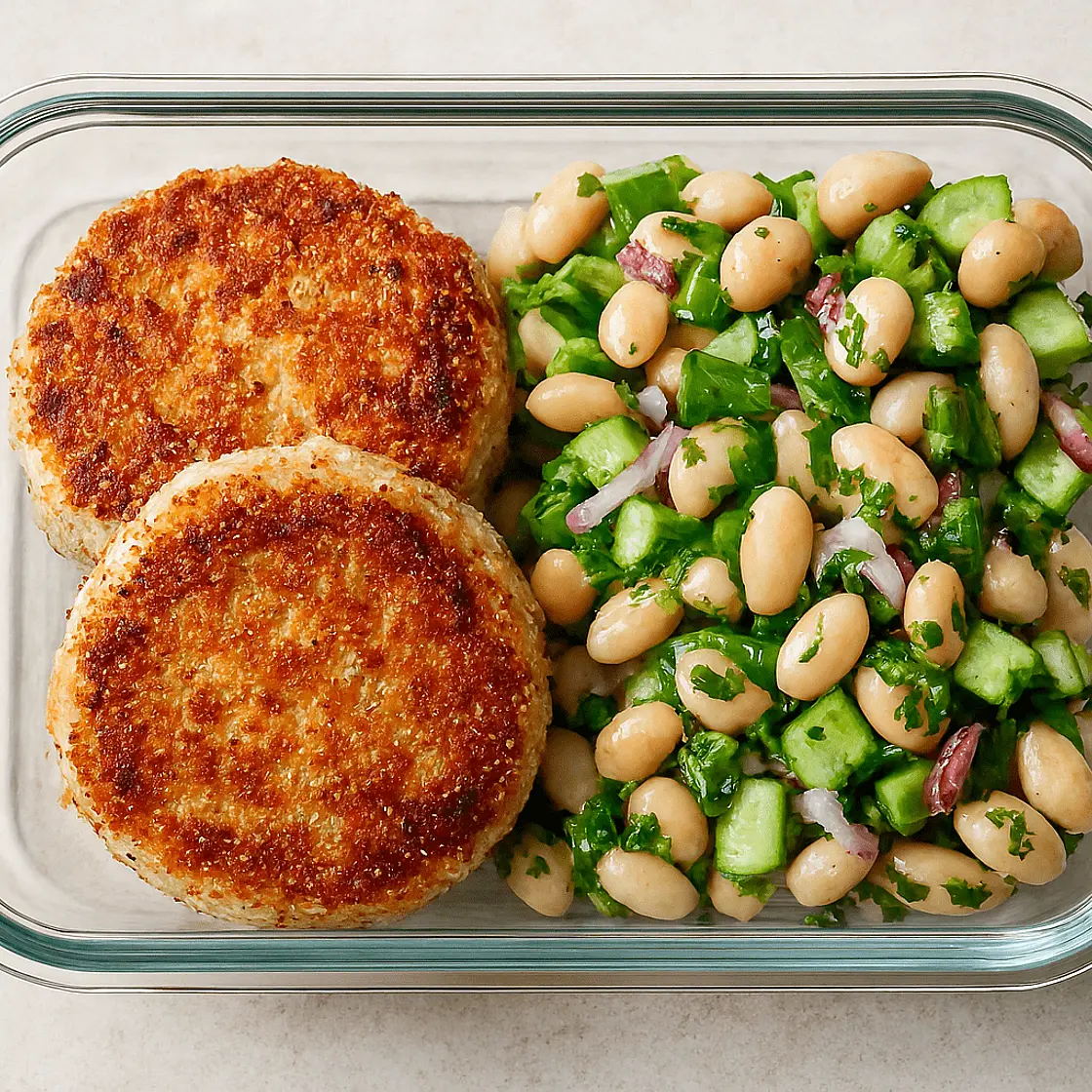 Lemony White Bean & Herb Salad