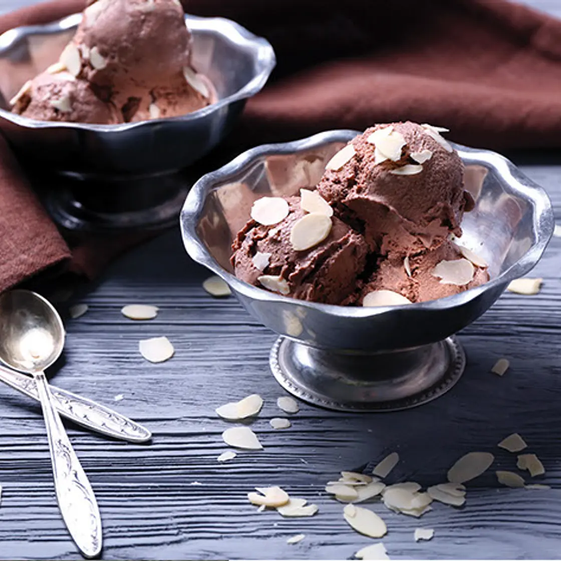 Sorbet au chocolat noir
