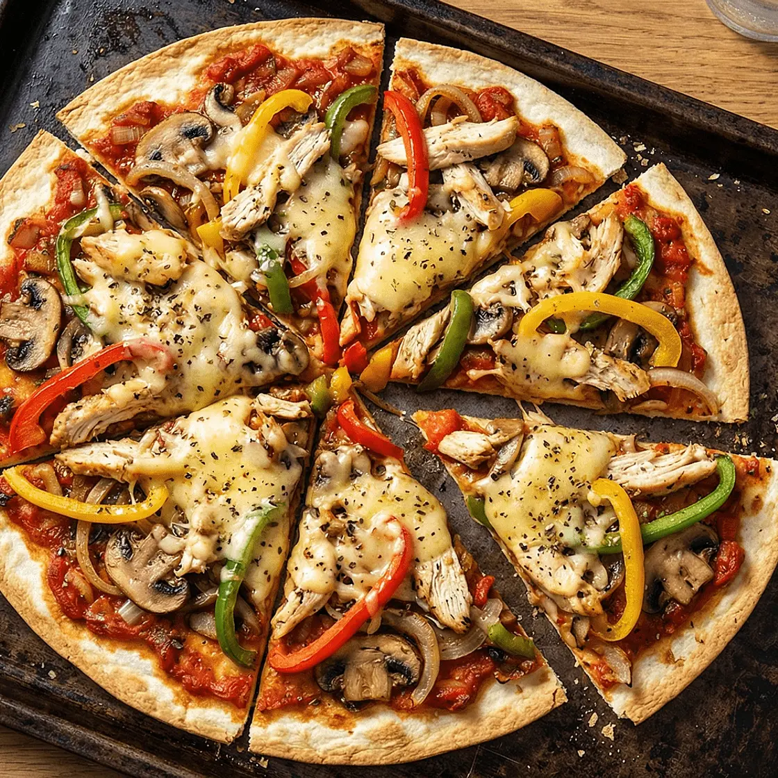 Lean Girl Wrap-Pizza