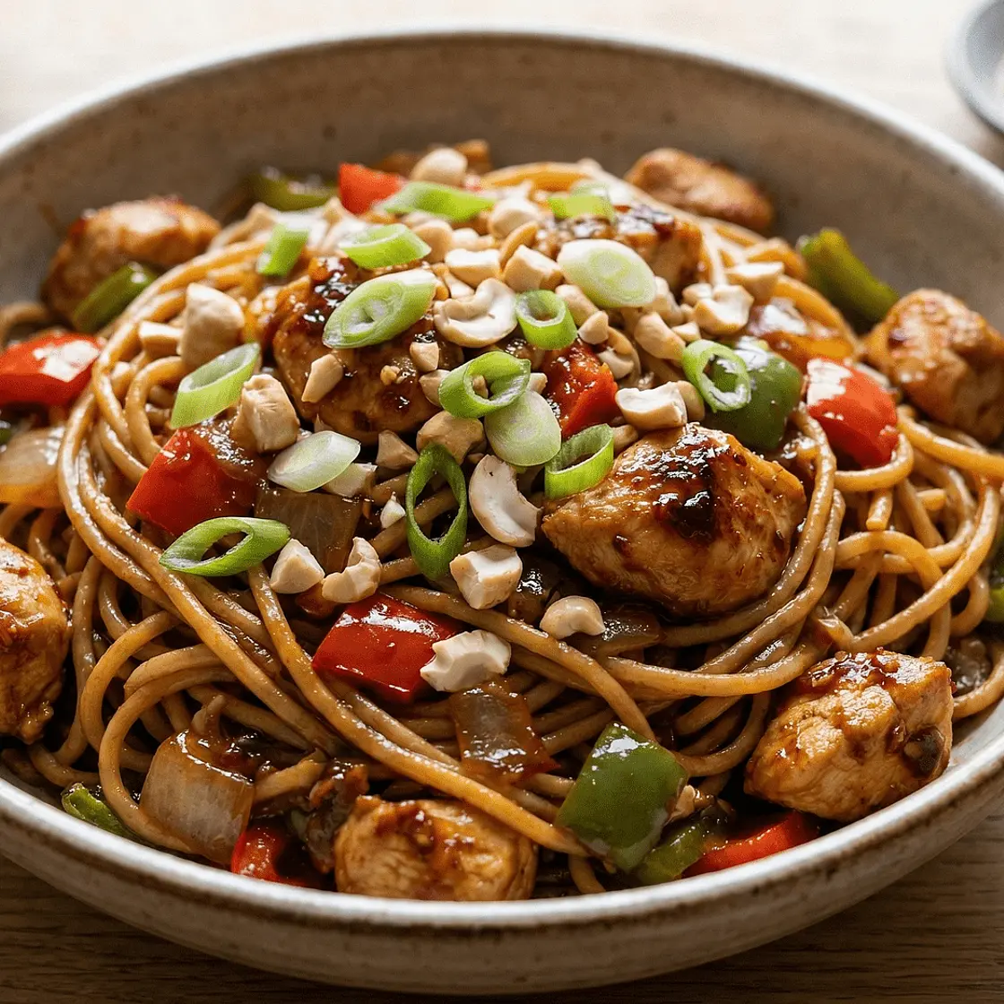 Sweet Chilli Nut Noodles