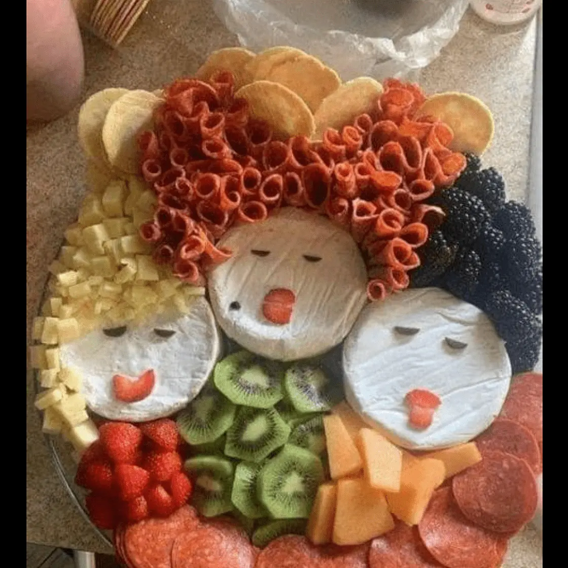 Halloween Charcuterie Brie