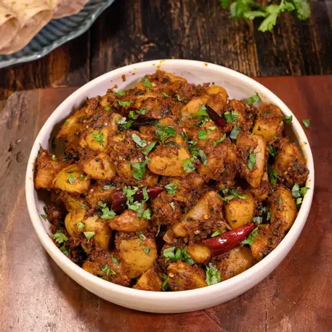 Pahadi Aloo Ke Gutke