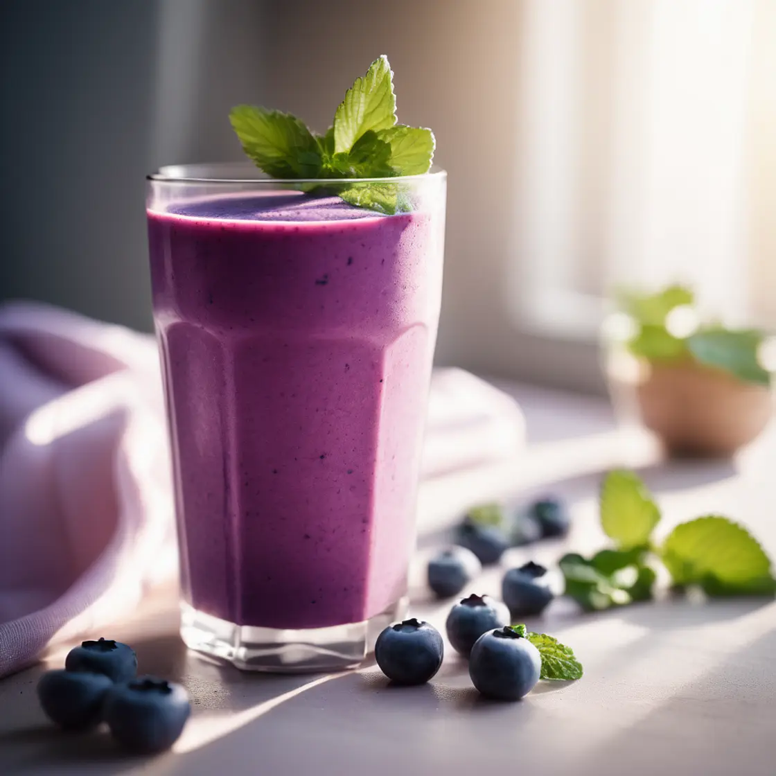 Blueberry Vanilla Smoothie