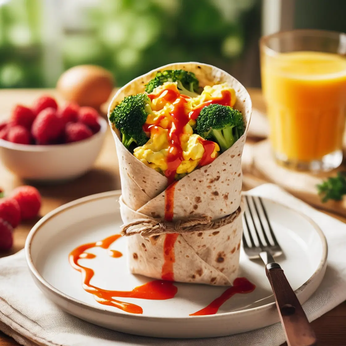 Broccoli Egg Wrap