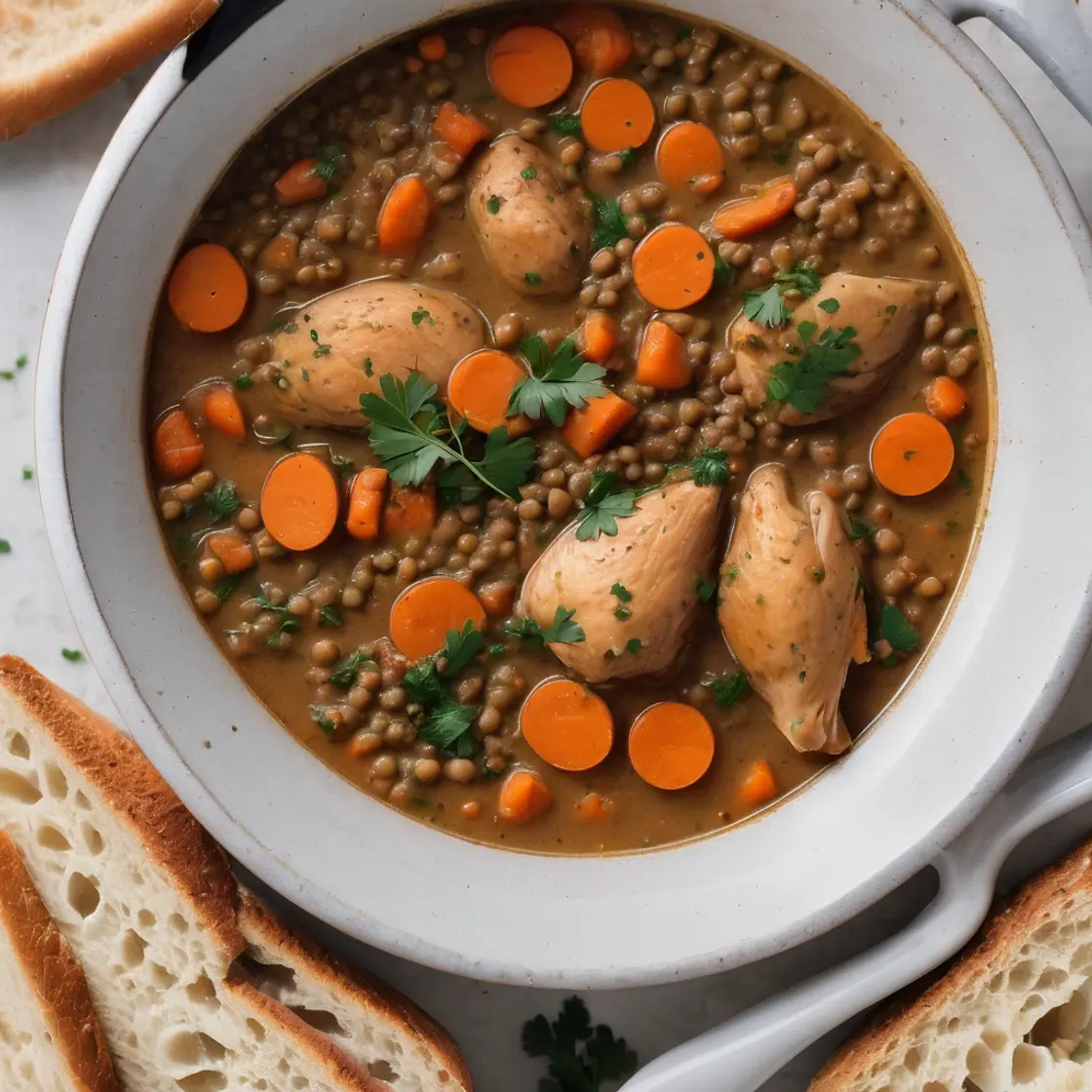 Age-Defying Chicken Lentil Stew