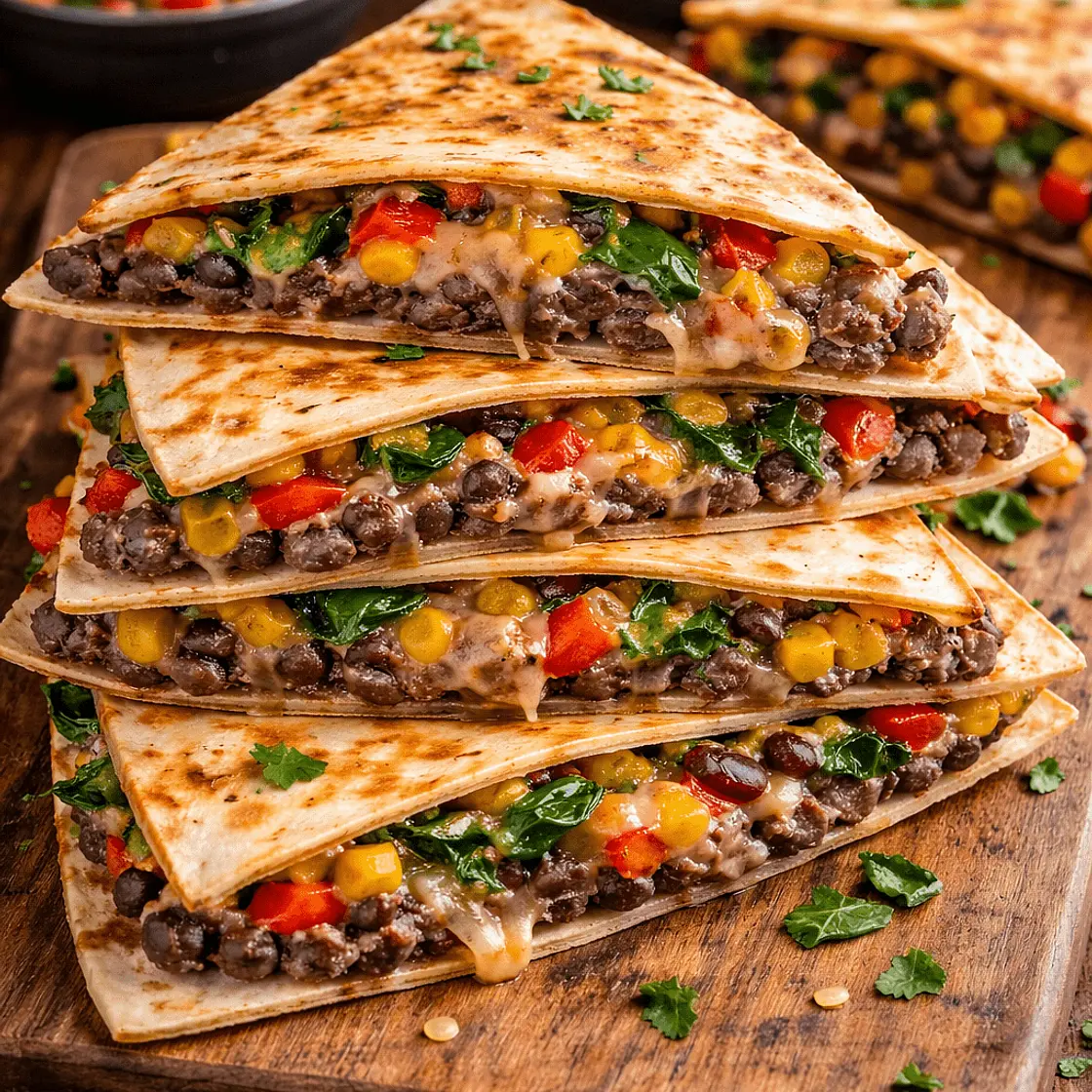 Loaded Bean Paste & Veggie Quesadillas
Bean Paste