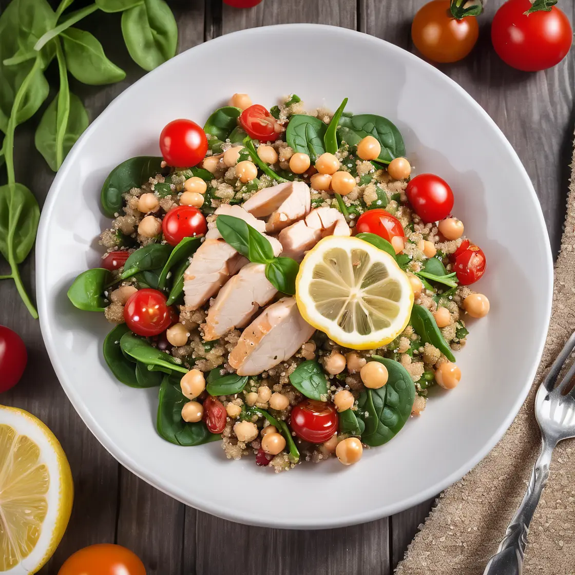 Rejuvenating Quinoa Chicken Salad