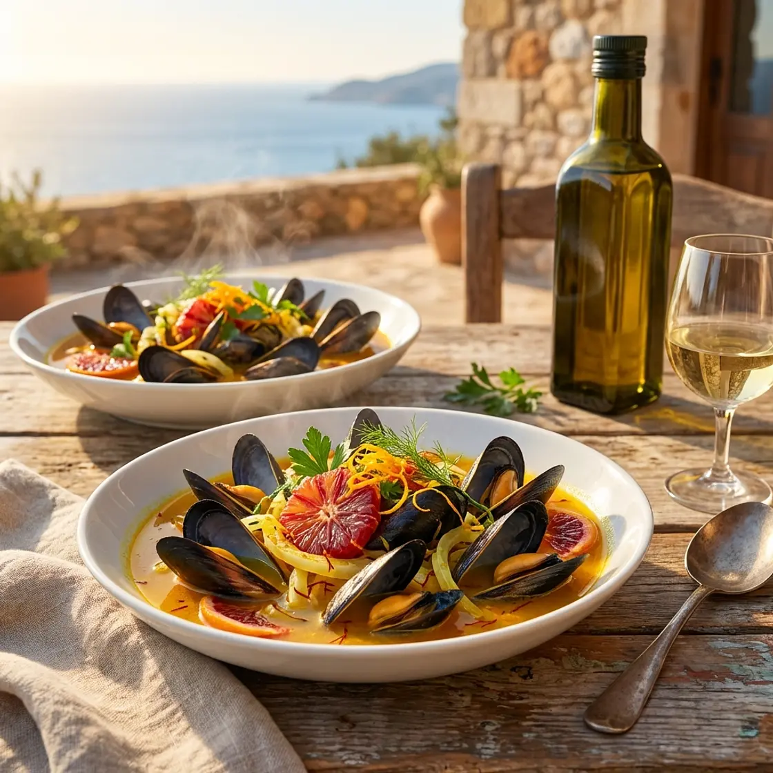 Methylation-Support Saffron Mussels & Blood Orange