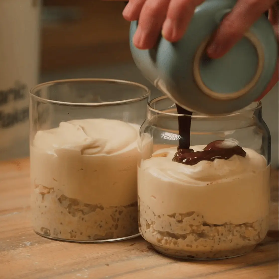 Overnight Oats Snickers 🍫