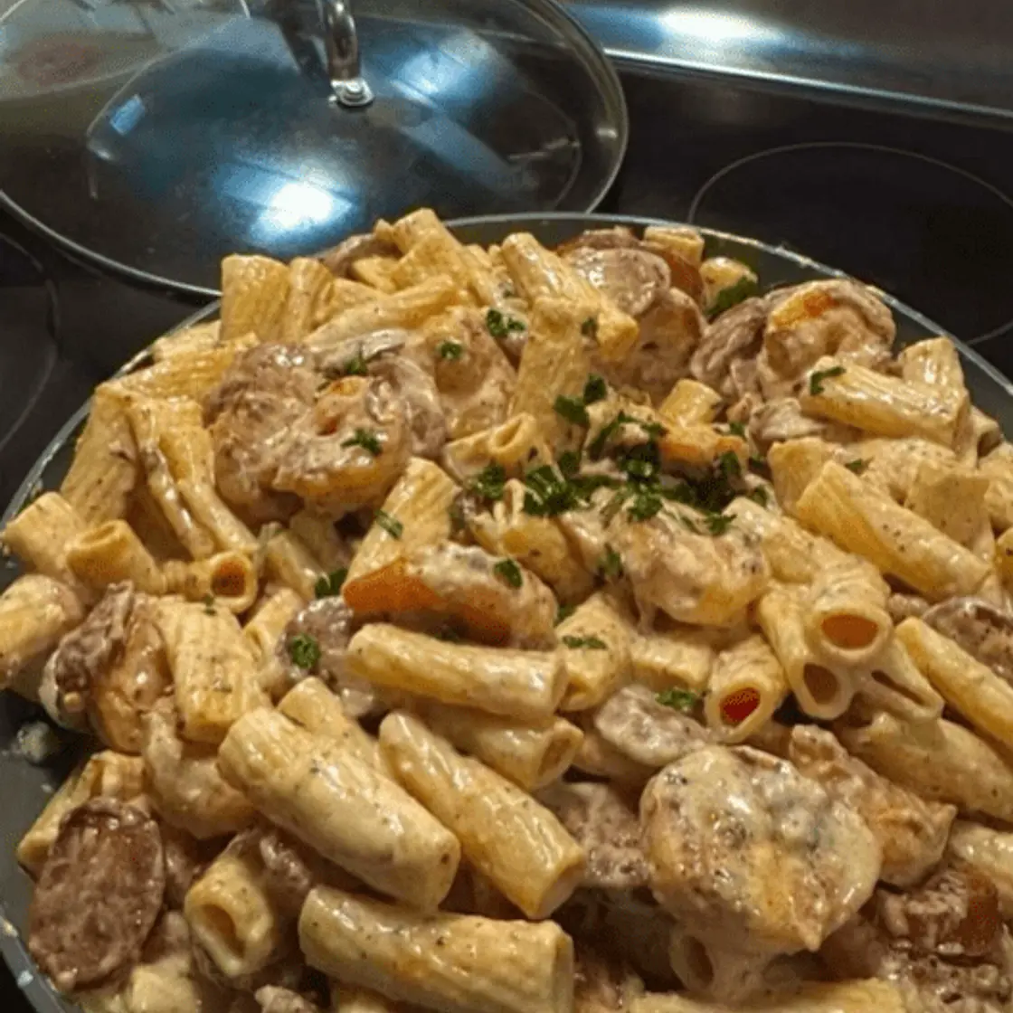 Cajun sausage pasta