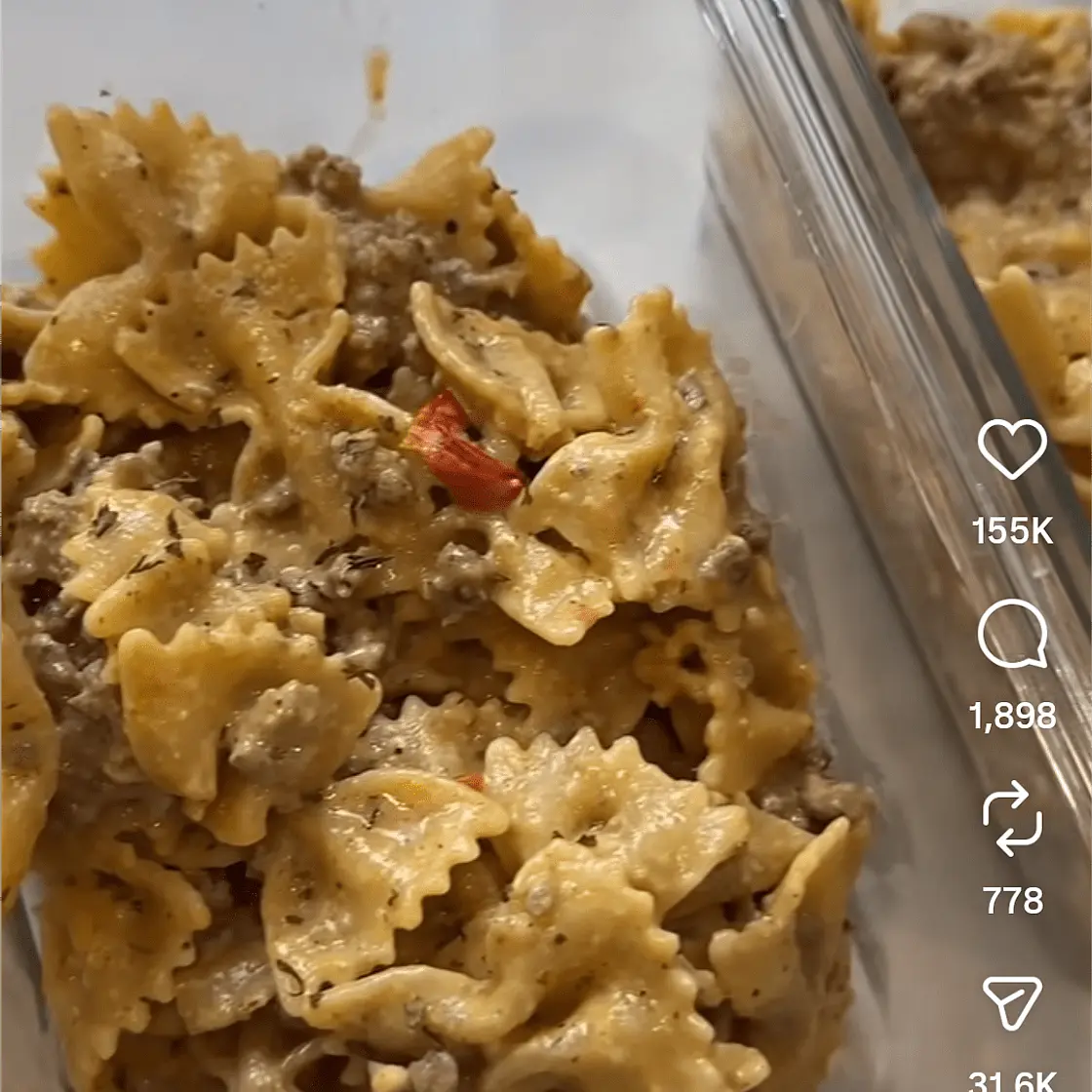 Garlic Parmasan Beef Protien Pasta