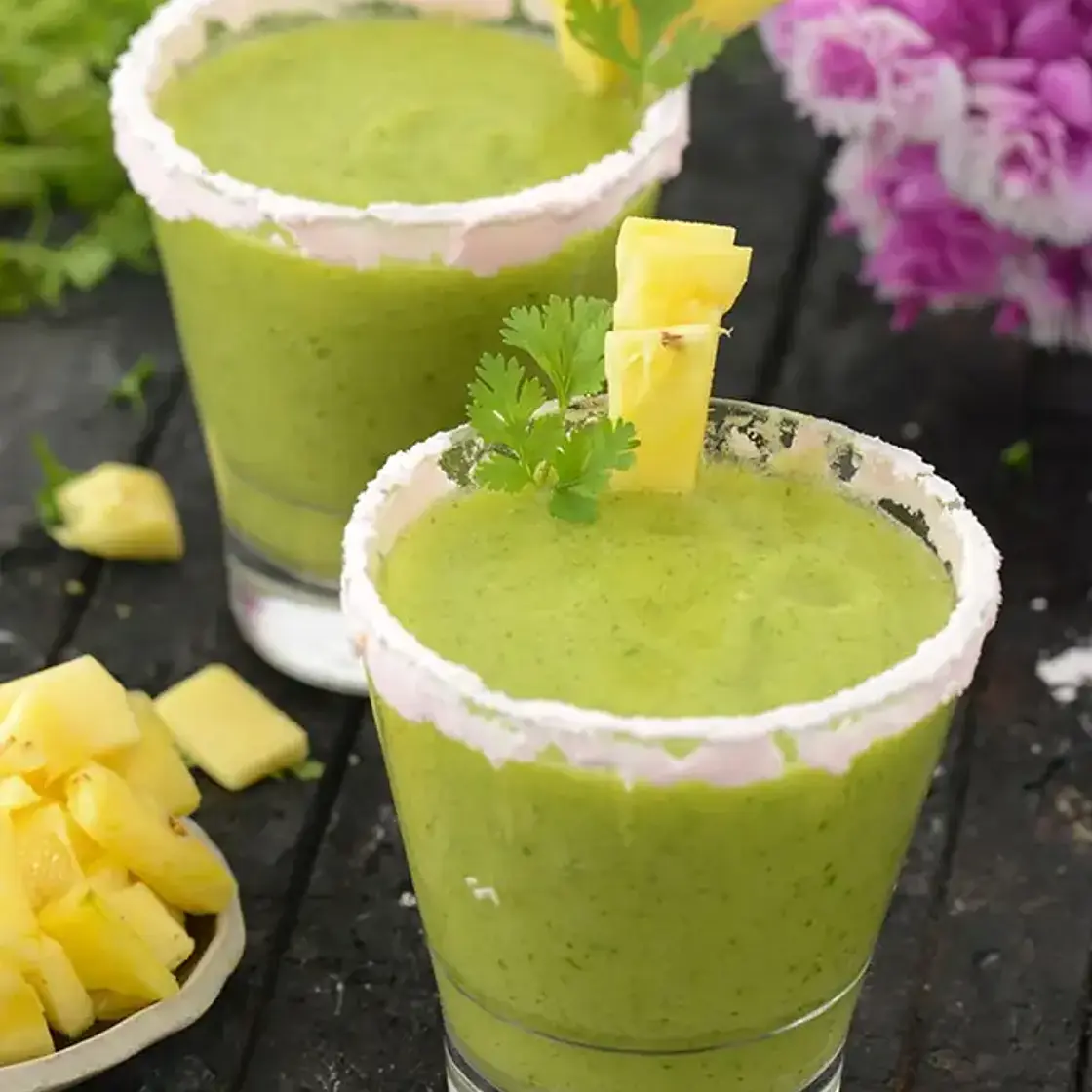 Pineapple Coriander Juice Recipe