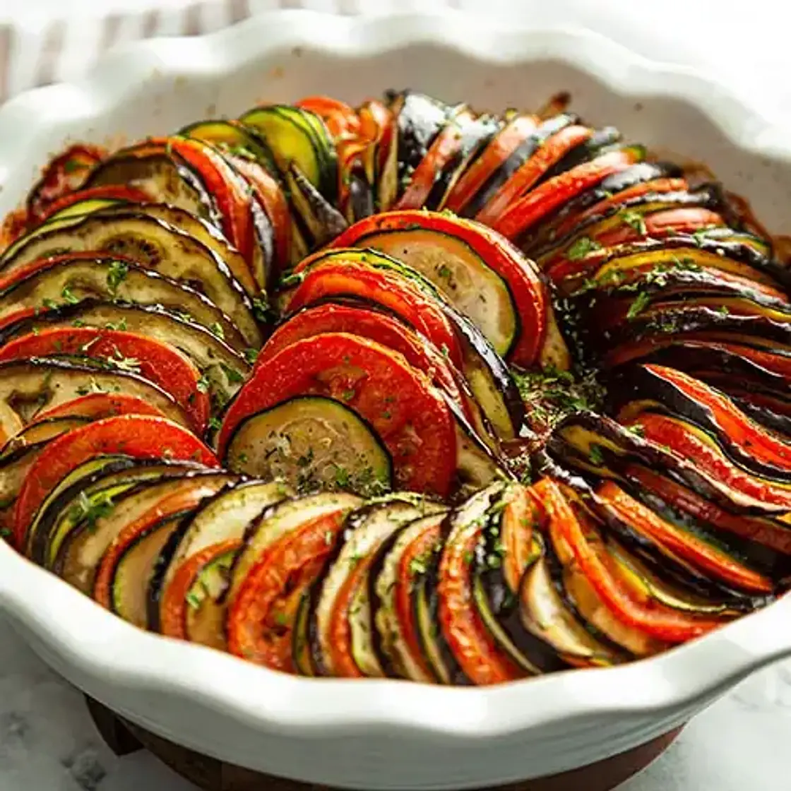Homemade Ratatouille Recipe (Layered)