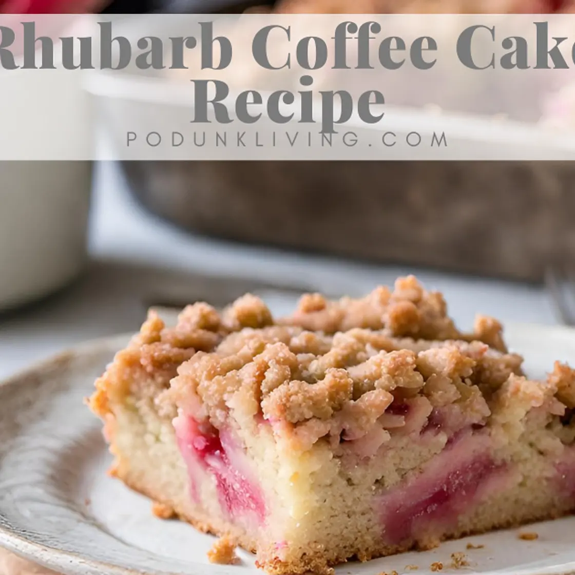 Rhubarb Coffee Cake