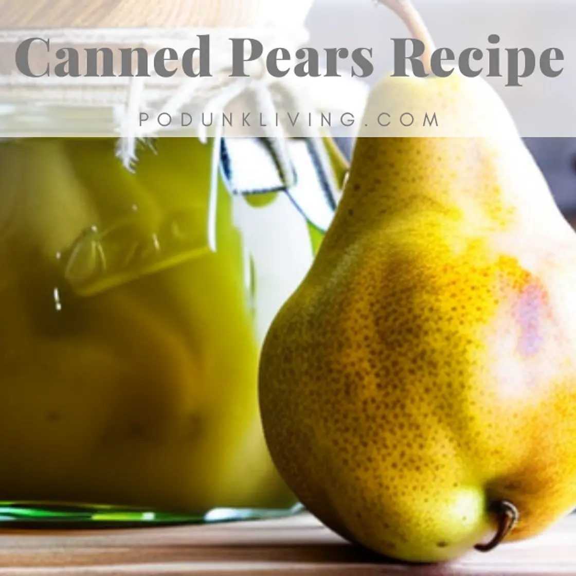 Canned Pears