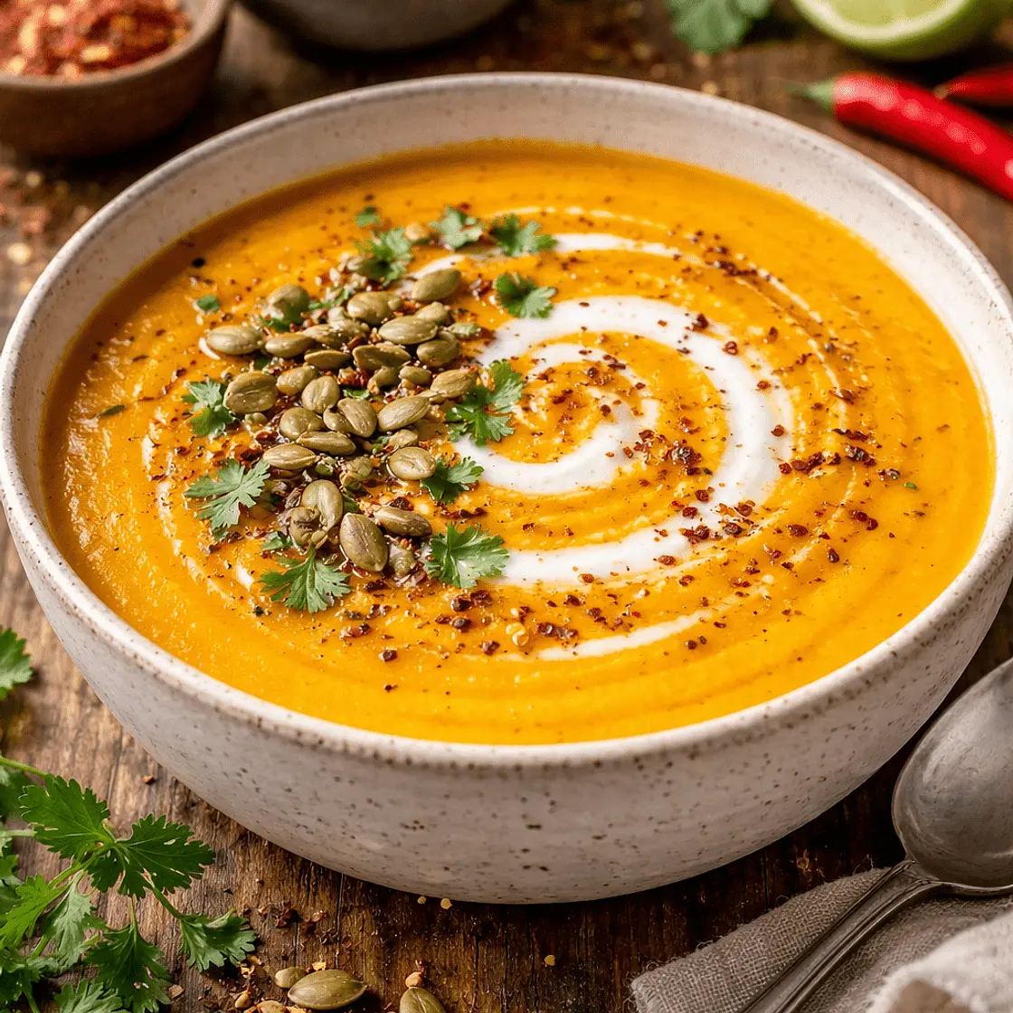 🎃 Velouté de potimarron au lait de coco 🥥