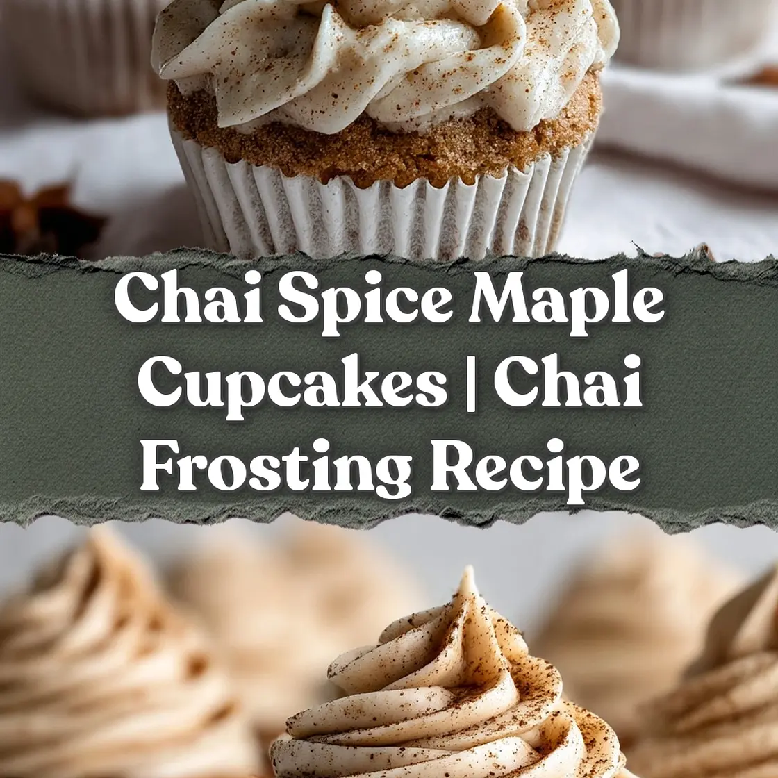 Chai Spice Maple Cupcakes Recipe