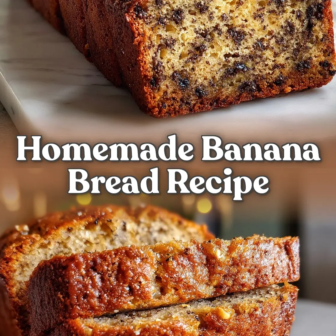 Homemade Banana Bread Recipe: Velvety Crumb