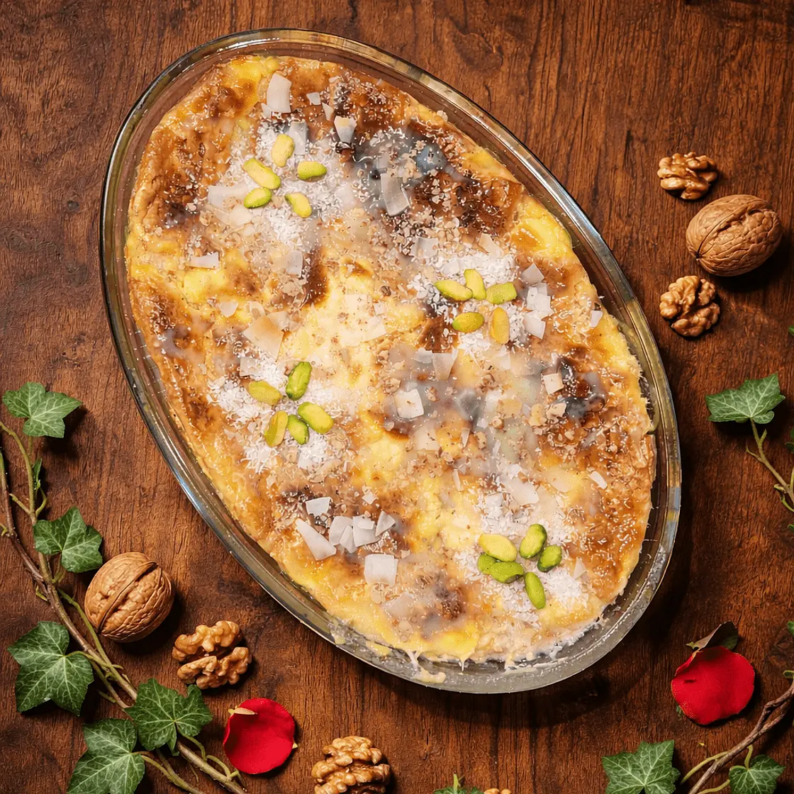 دسر مصری ام على umm ali dessert