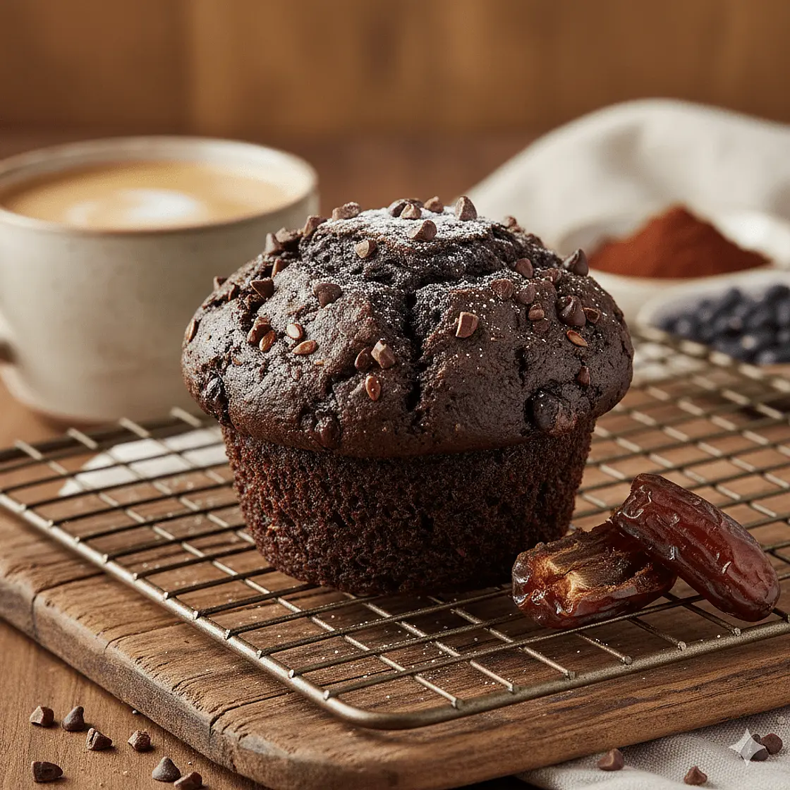 Black Bean Chocolate Bakery Muffins