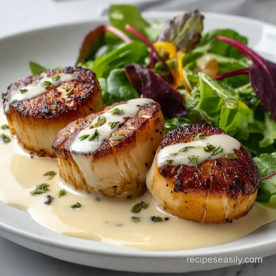 Cajun Cream Scallops: Velvety Spice Infused