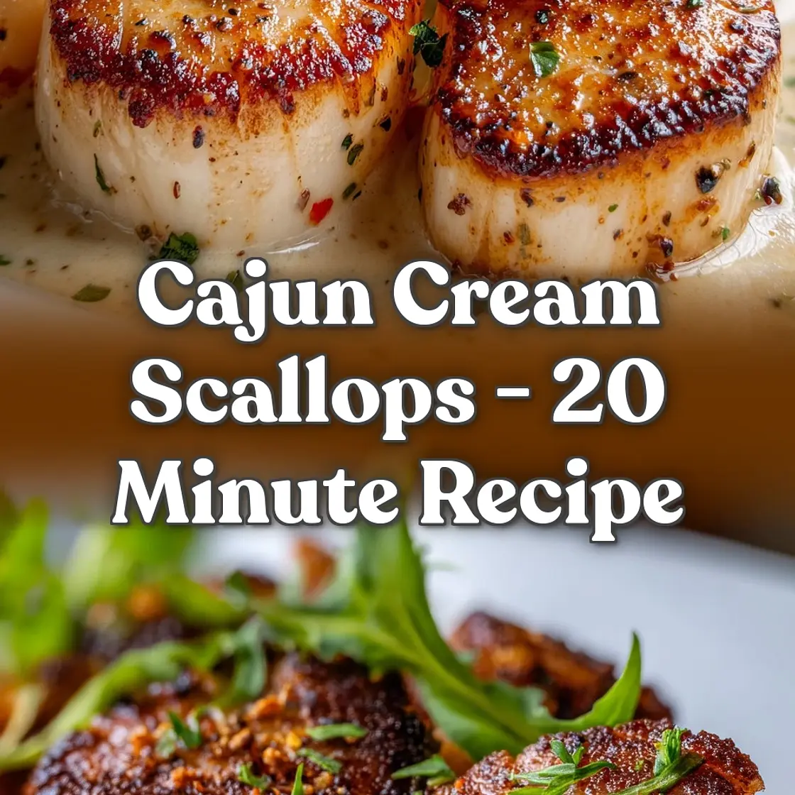 Cajun Cream Scallops: Velvety Spice Infused