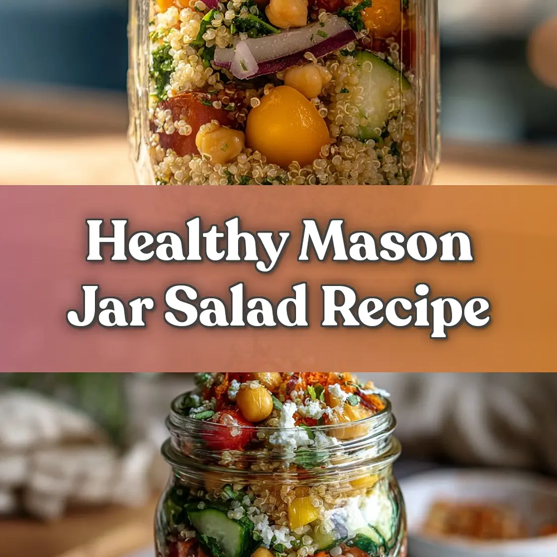 Healthy Mason Jar Salad Recipe