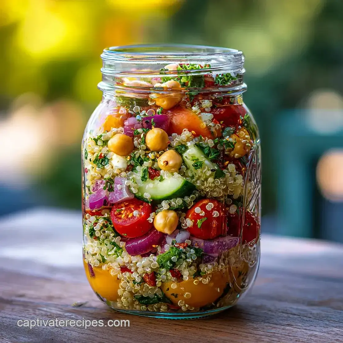 Healthy Mason Jar Salad Recipe