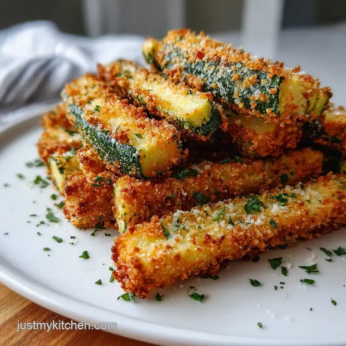 Air Fryer Zucchini Fries No Flour