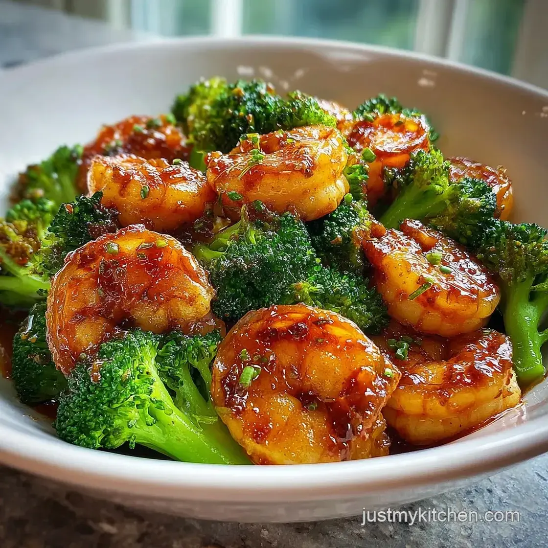 Honey Garlic Shrimp and Broccoli Stir Fry