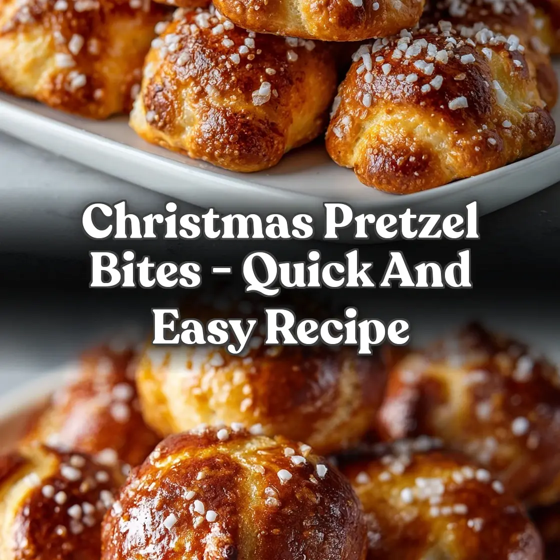 Christmas Pretzel Bites with Velvety Chocolate