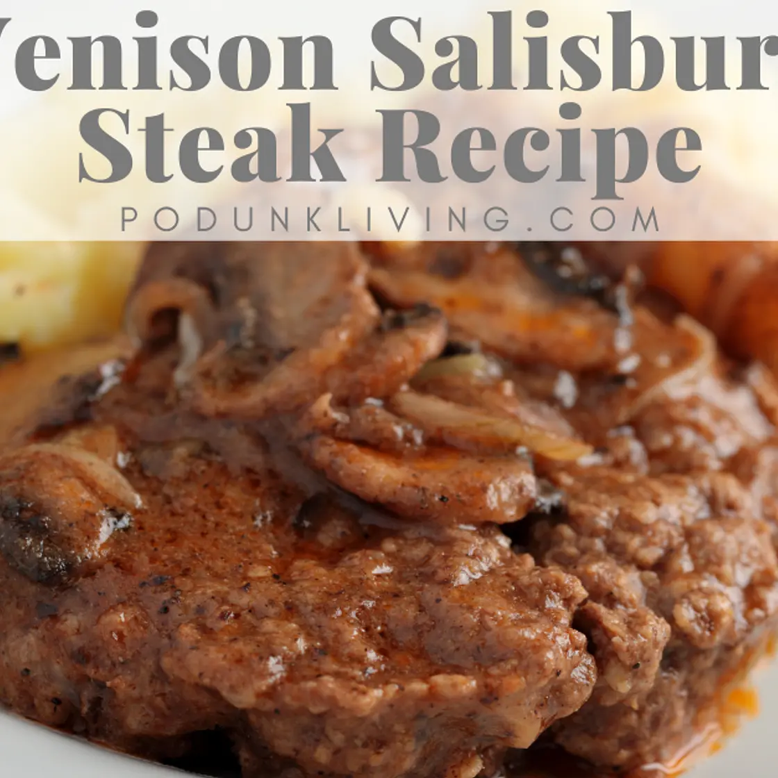 Ground Venison Salisbury Steak Recipe