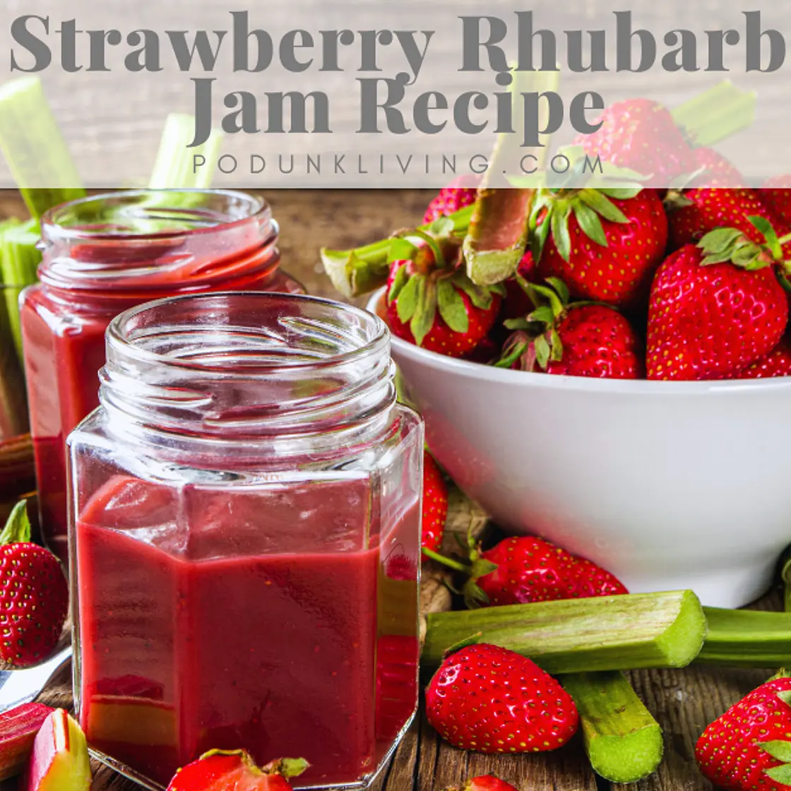 Strawberry Rhubarb Jam Recipe