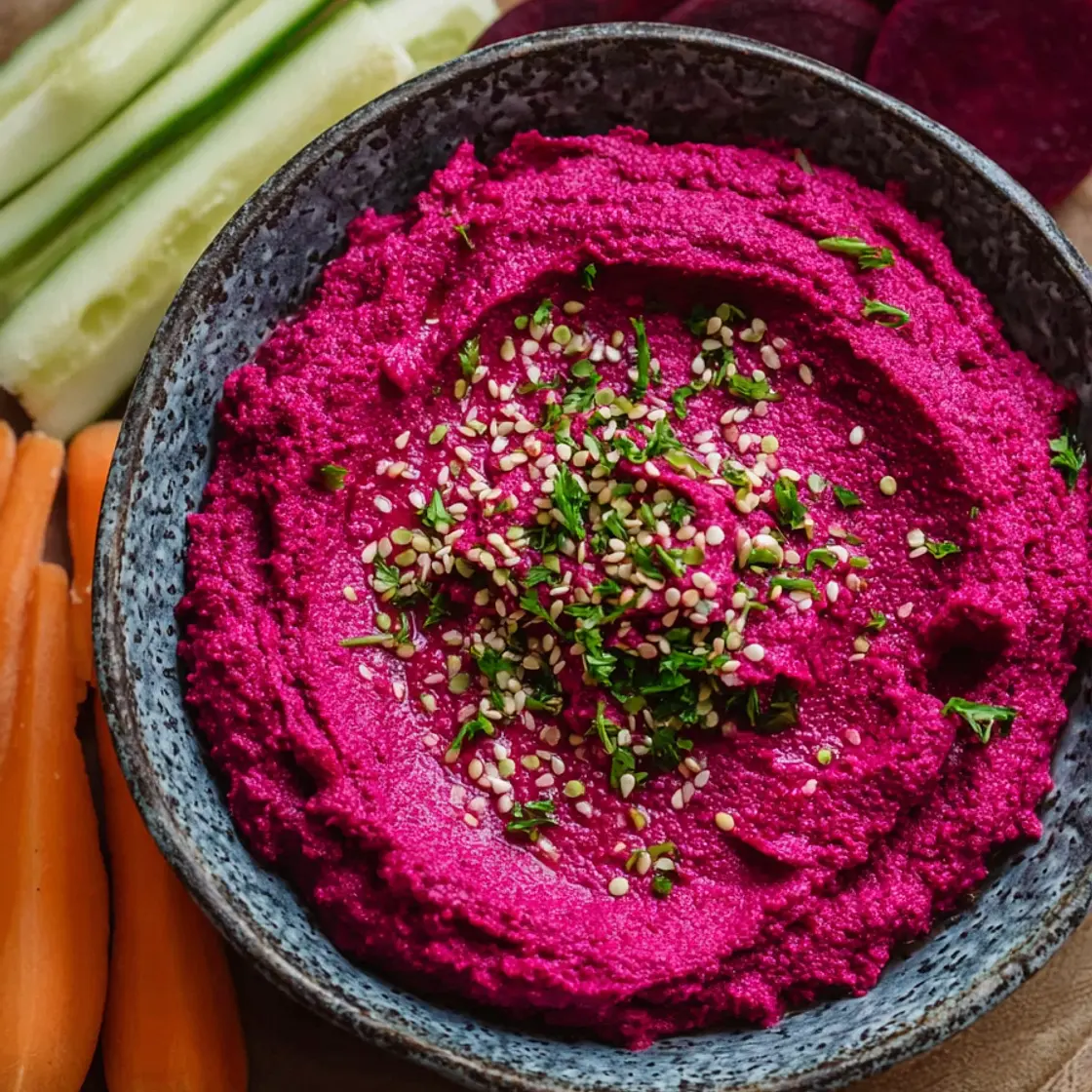 Easy Beet Hummus Recipe