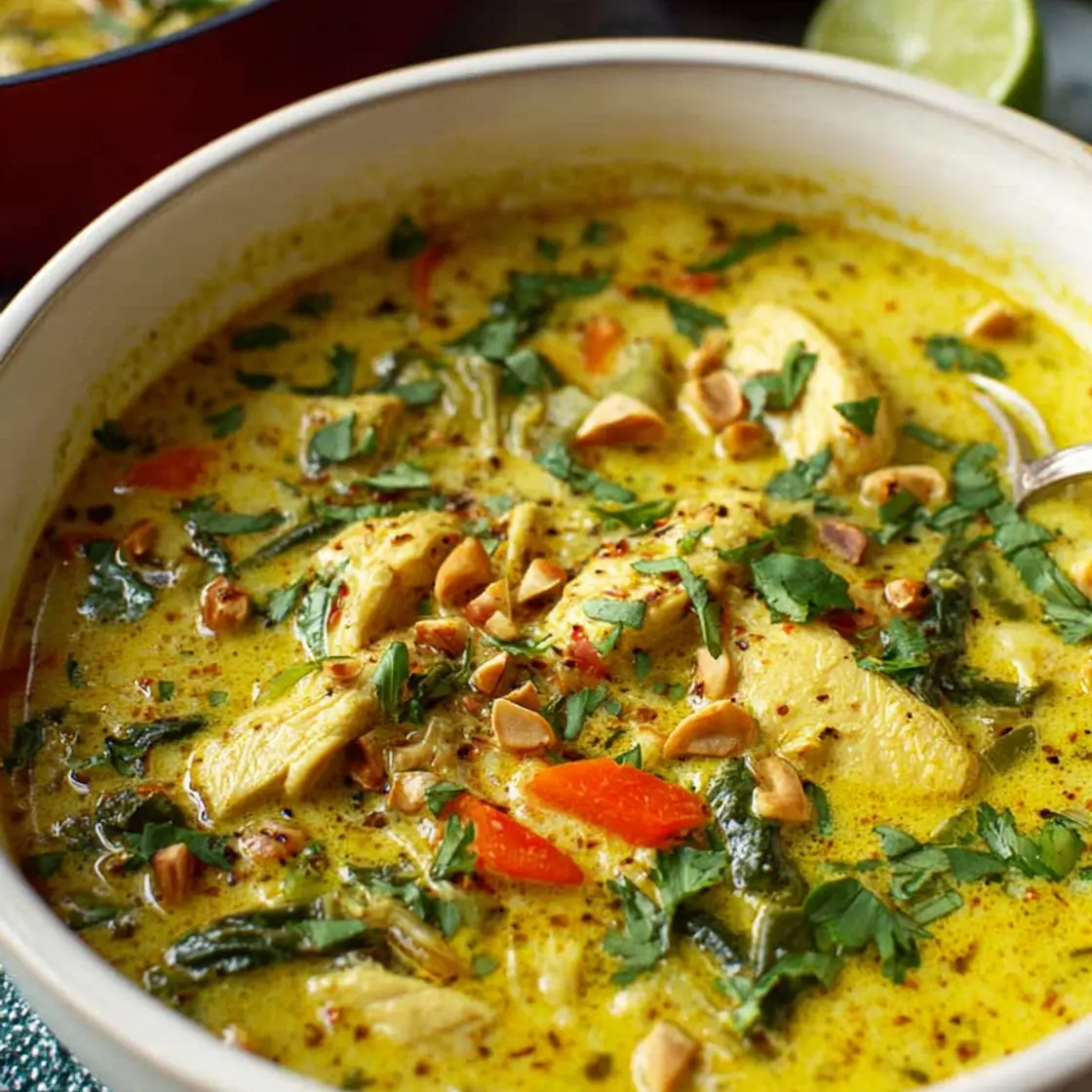 Creamy Coconut Curry Chicken Soup Recipe