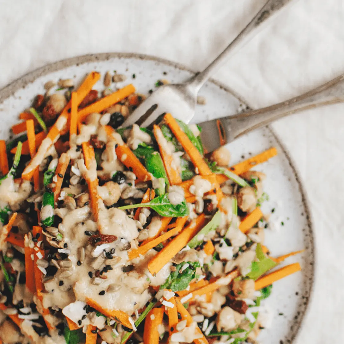 Moroccan chickpea salad