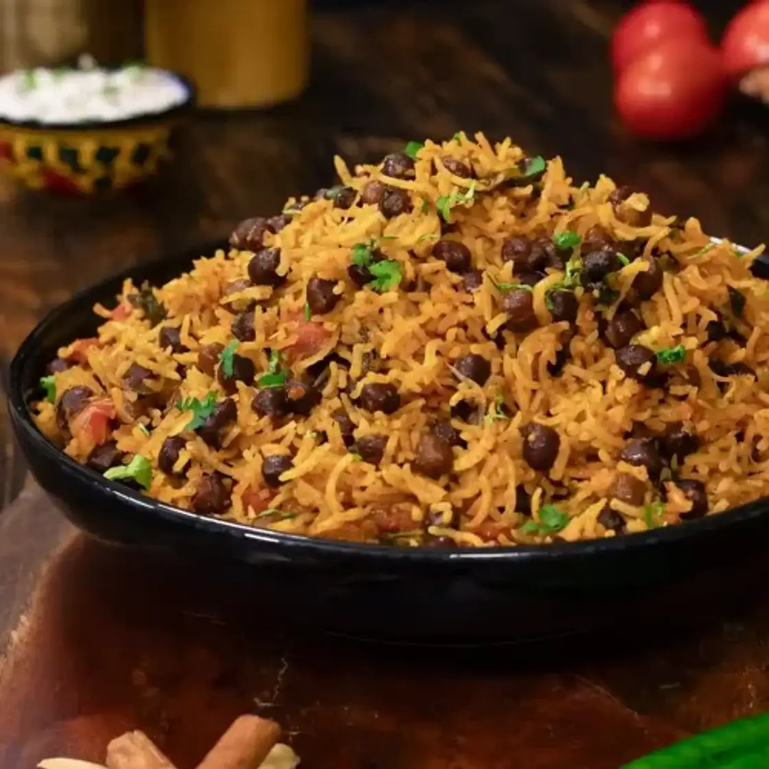 Kala Chana Pulao