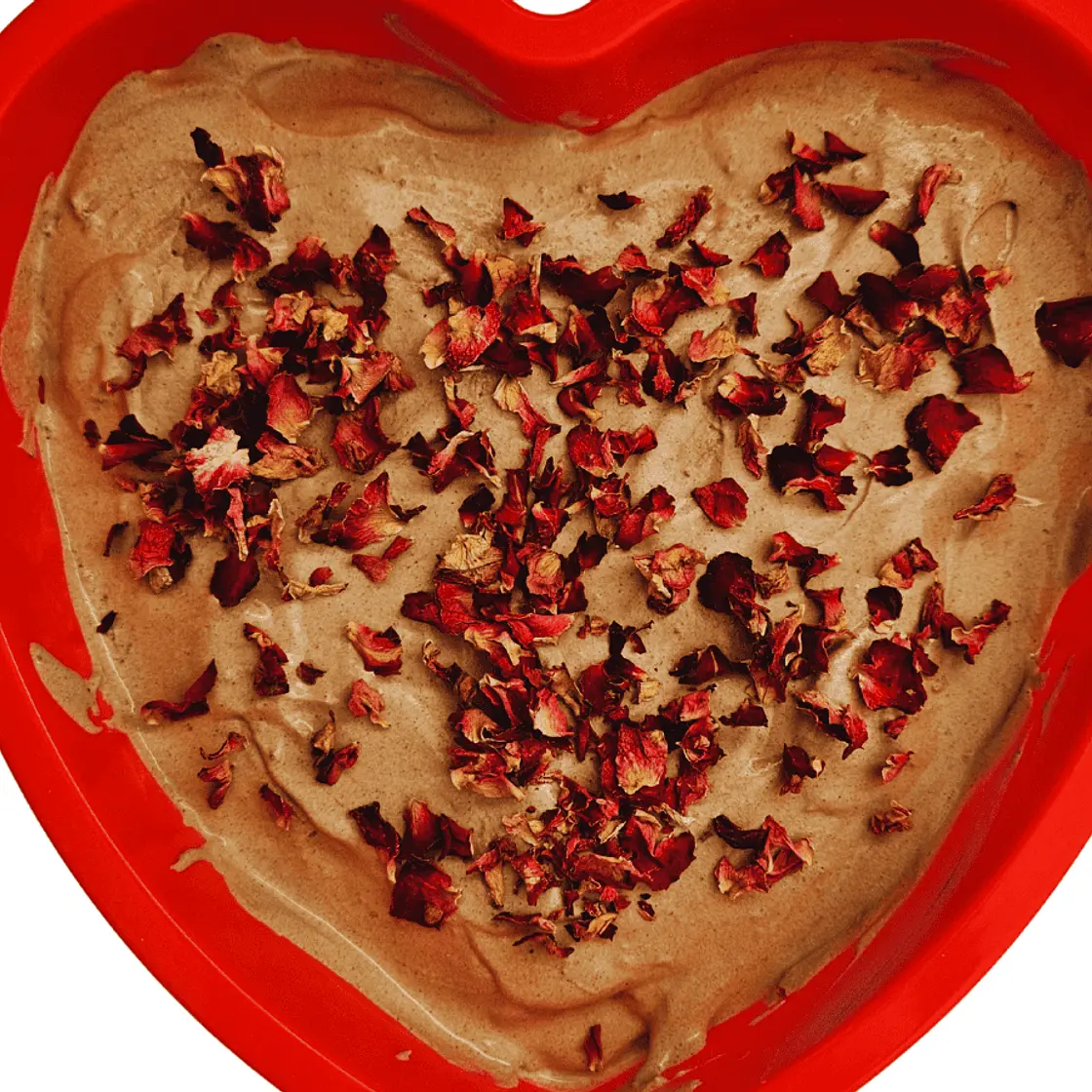 Mocha Cold Brew Tiramisu with Rose Petals