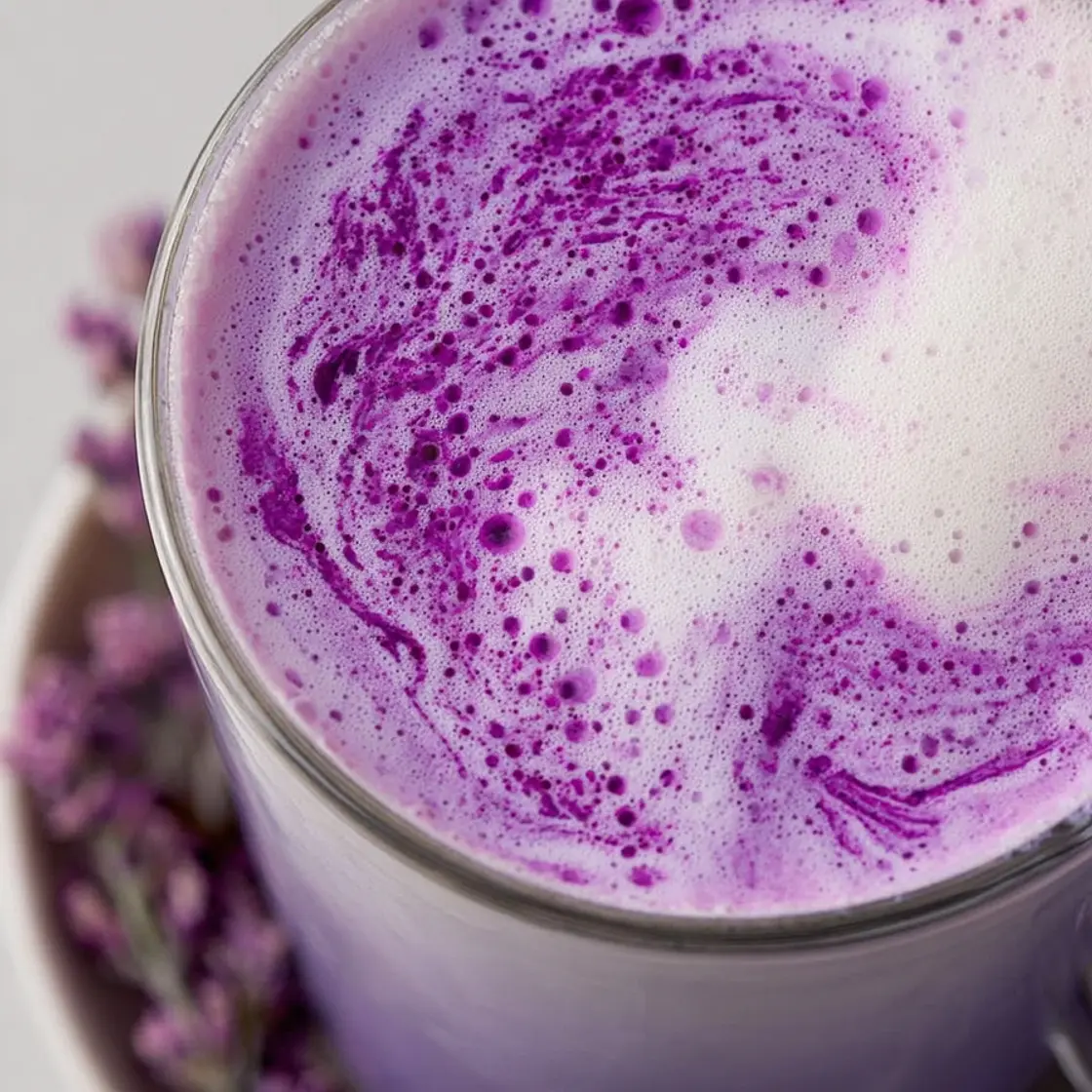 Ube Latte Recipe A Purple Sweet Potato Drink