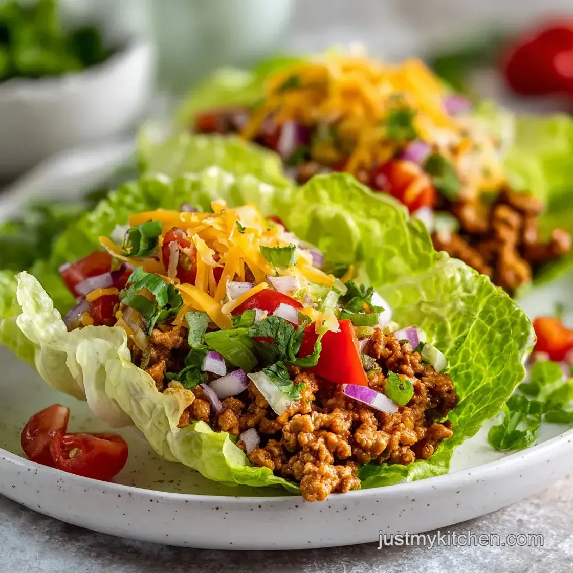 Turkey Taco Lettuce Wraps