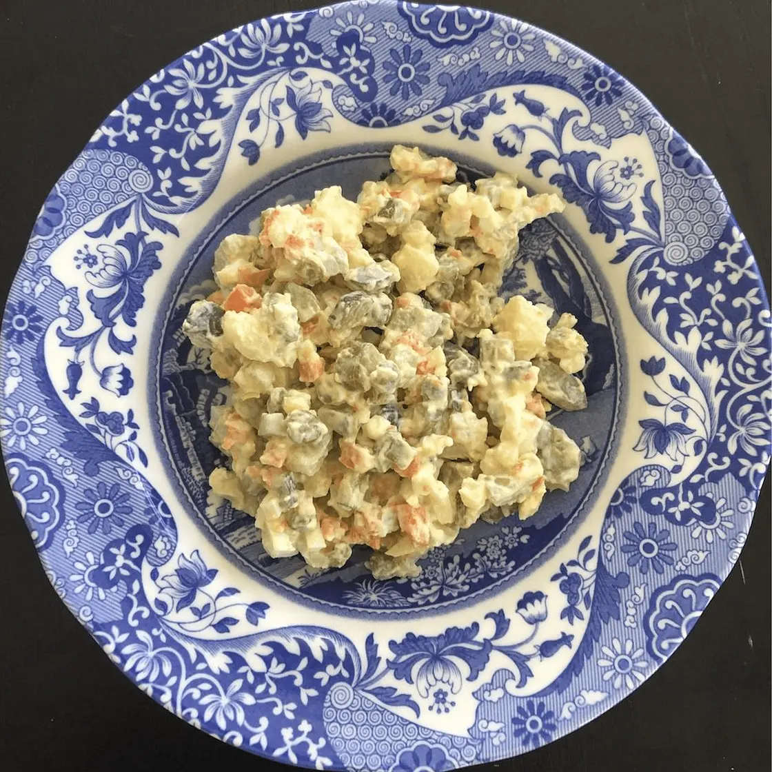 Salad Olivier—Russian Salad