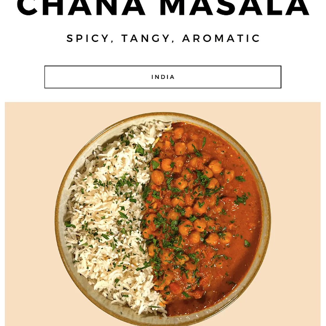 Indisches Chana Masala