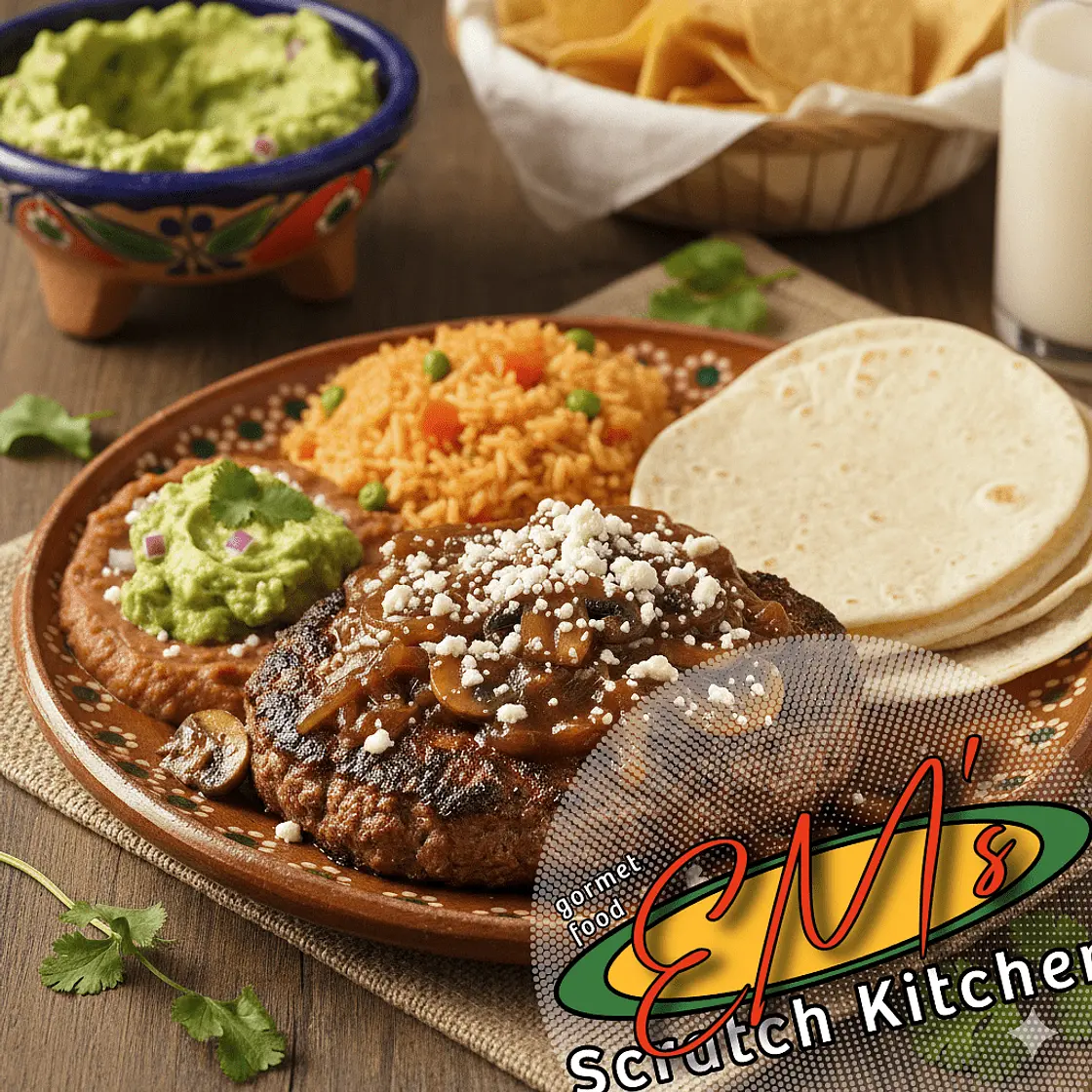 Salisbury Steak Encebollado