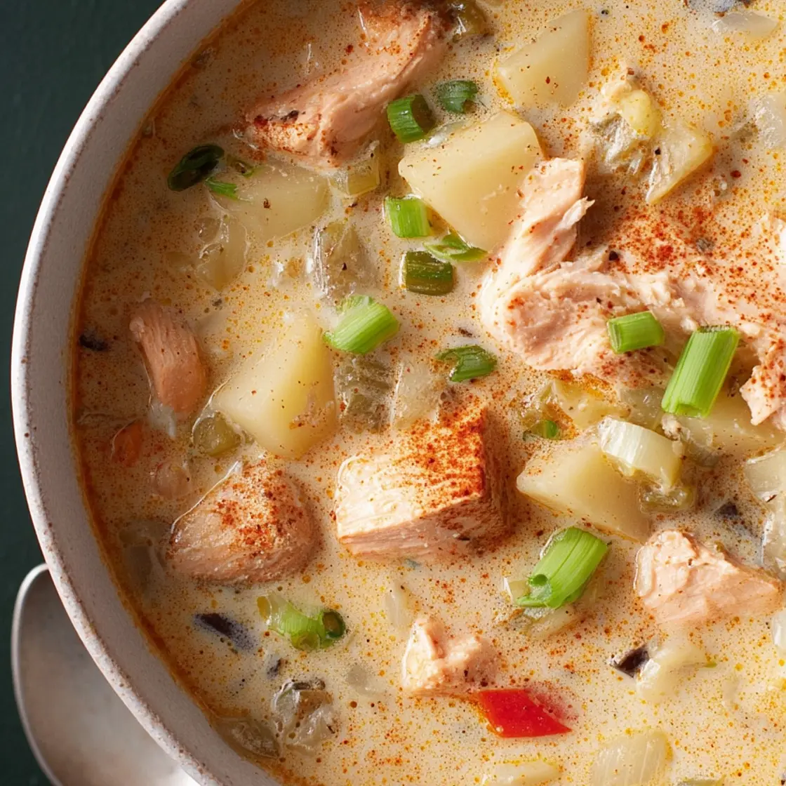 One-Pot Salmon Chowder Soup Recipe