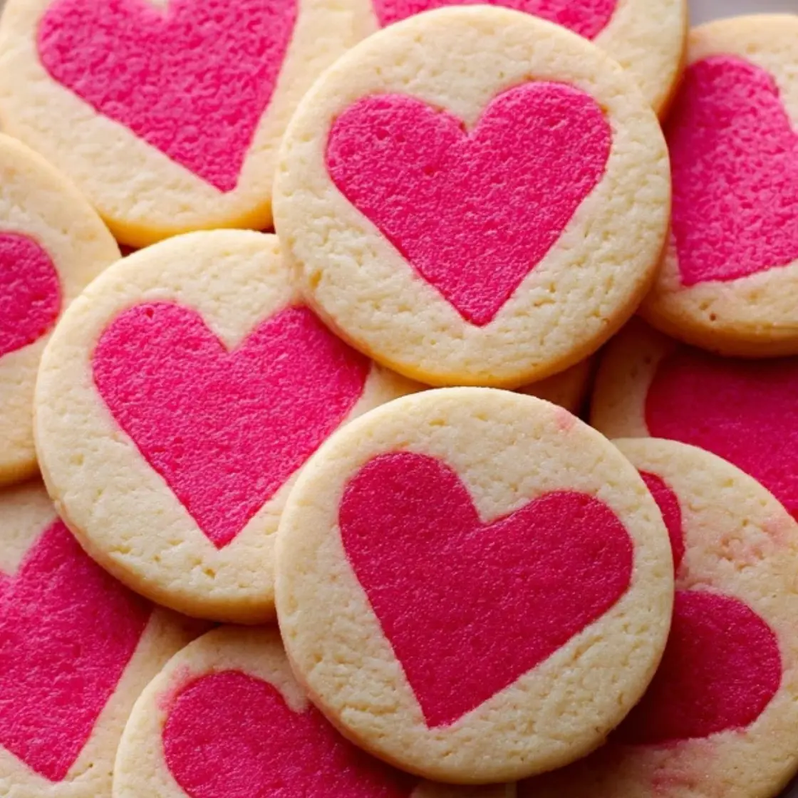 Slice and Bake Heart Cookies