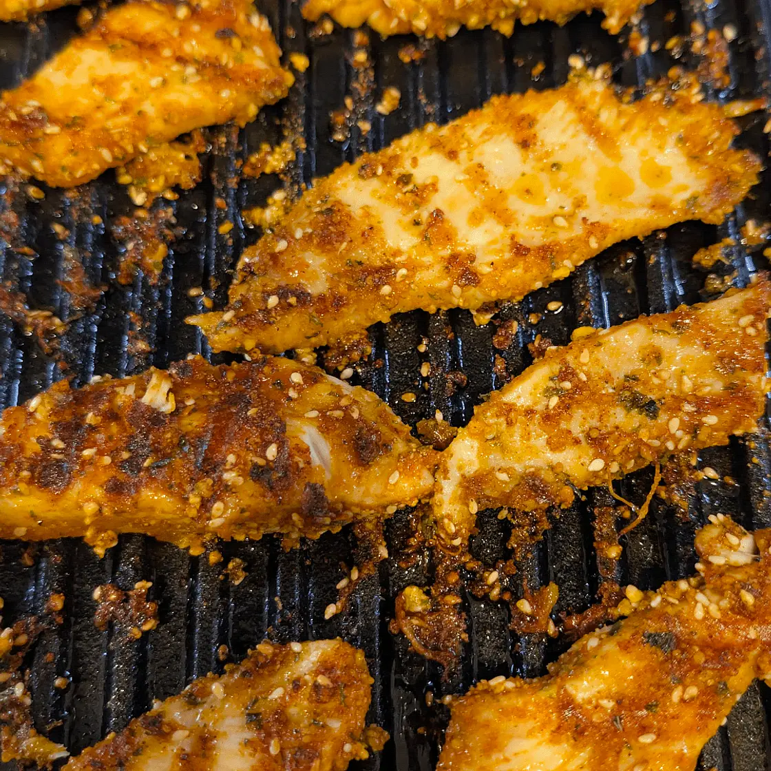 Bissle Flavored Grilled Chicken Cutlets: