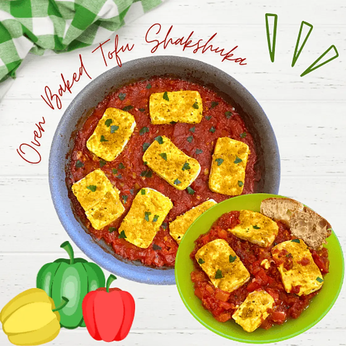 Oven Baked Tofu Shakshuka