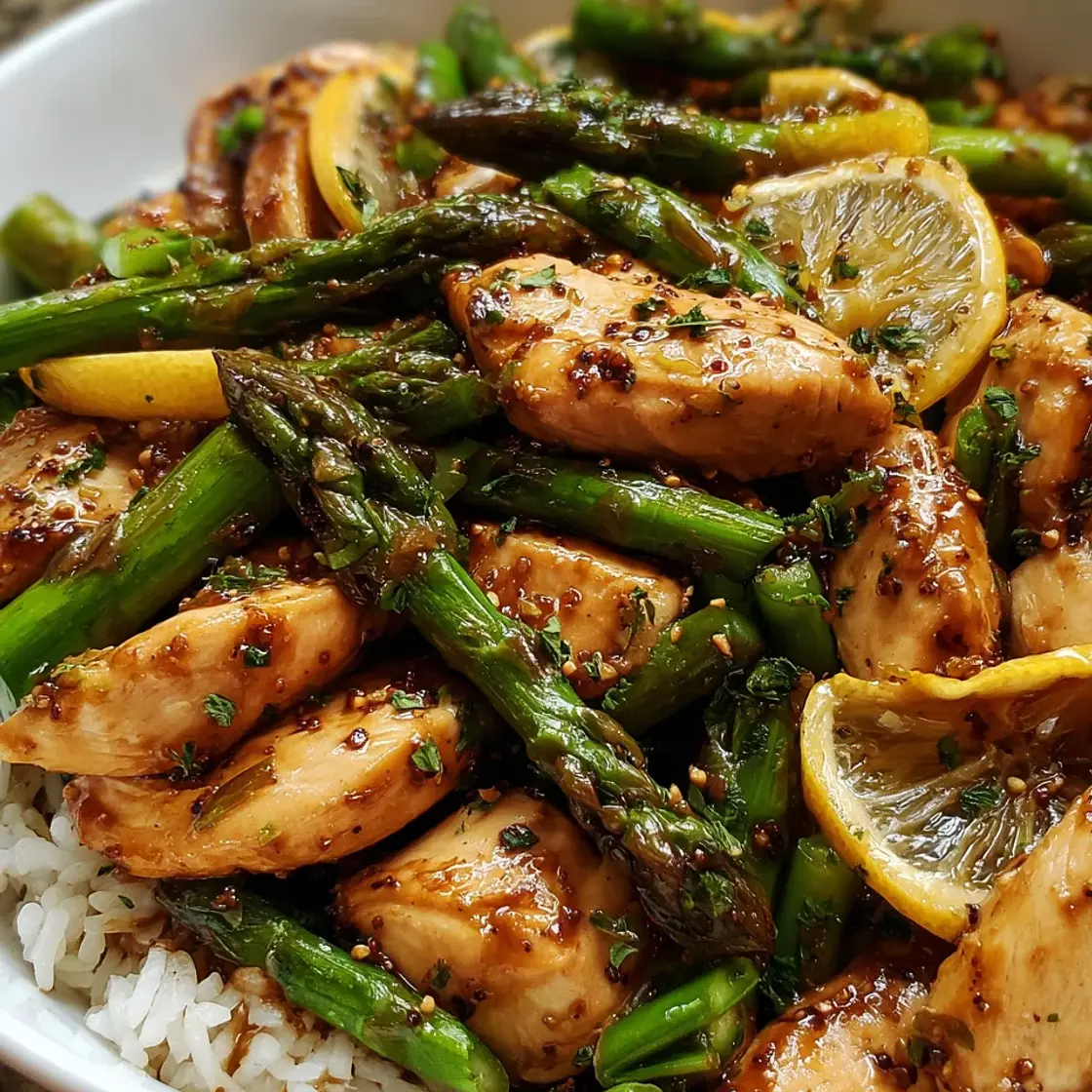 Lemon Chicken Asparagus Stir-Fry
